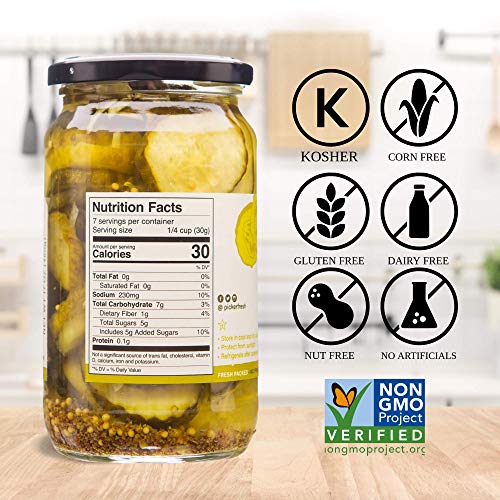 Pickerfresh Bread &Amp; Butter Chips Pickles | Sweet Crinkle Cut Chi