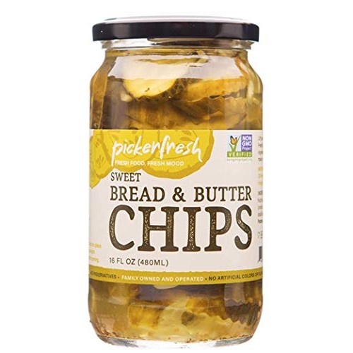 Pickerfresh Bread &Amp; Butter Chips Pickles | Sweet Crinkle Cut Chi