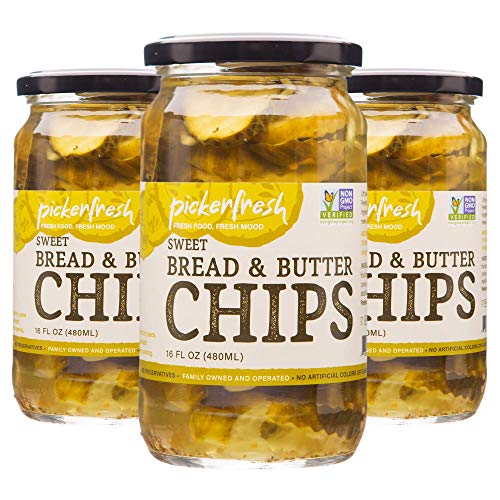 Pickerfresh Bread &Amp; Butter Chips Pickles | Sweet Crinkle Cut Chi