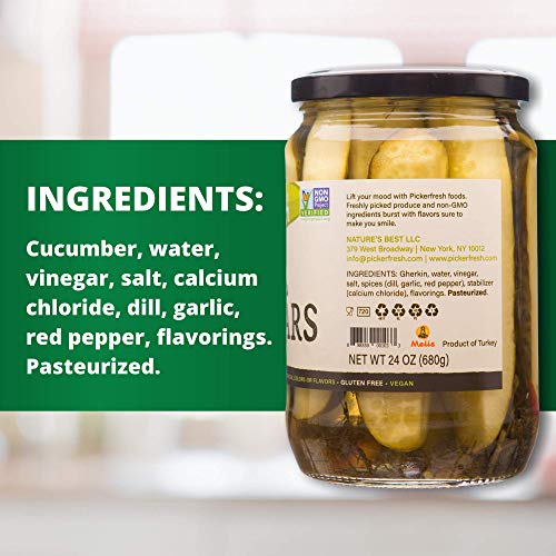 Pickerfresh Kosher Spear Dill | Dill Pickle Spears For Appetizer