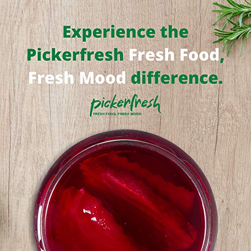 Pickerfresh Pickled Beets - Crinkle Cut Sliced Beetroot - Simple