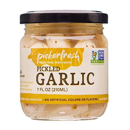 Pickerfresh Pickled Garlic | Gourmet Garlic Cloves | Simple Ingr
