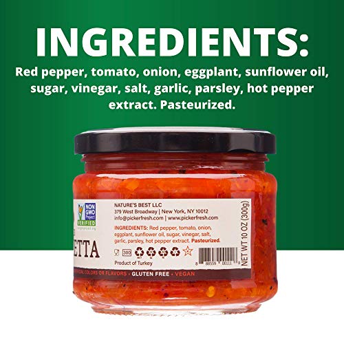 Pickerfresh Roasted Red Pepper Bruschetta - Gourmet Vegetable Sp...