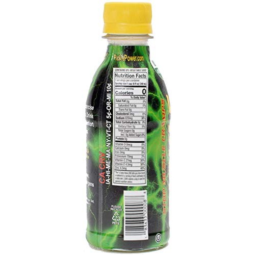 Pickle Juice 100% Natural Sport Bottles, 8 Oz, 12 Pack