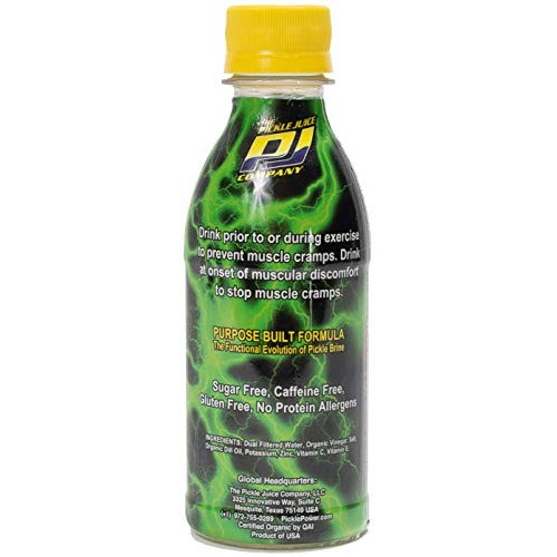 Pickle Juice 100% Natural Sport Bottles, 8 Oz, 12 Pack