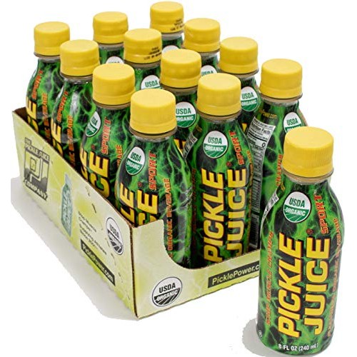 Pickle Juice 100% Natural Sport Bottles, 8 Oz, 12 Pack