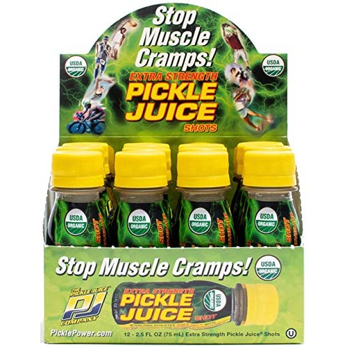 48 Pack - 2.5Oz Extra Strength Pickle Juice Shots 4-12Packs