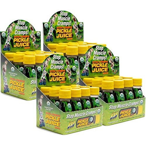 48 Pack - 2.5Oz Extra Strength Pickle Juice Shots 4-12Packs