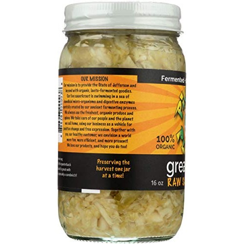 Pickled Planet, Sauerkraut Raw, 16 Ounce