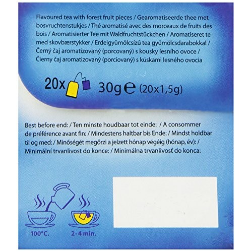 Pickwick Forest Fruit 20 Tea Bags Per Pack, Pack Of 6