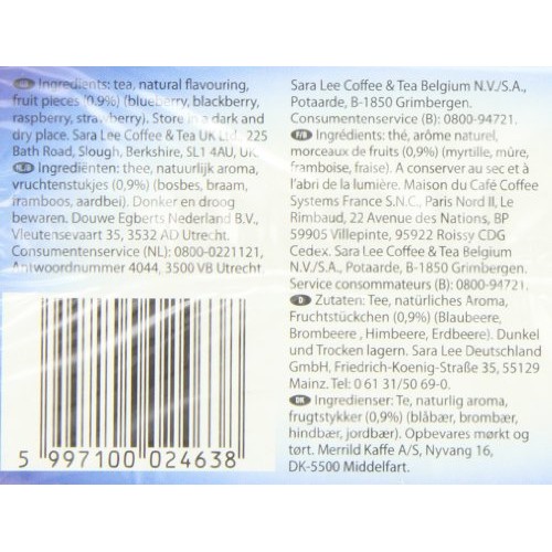 Pickwick Forest Fruit 20 Tea Bags Per Pack, Pack Of 6