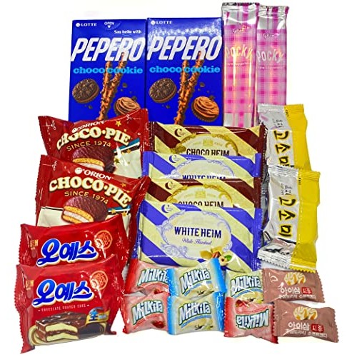 Asian Snack Box College Care Package: Assortment of Chocolates C...