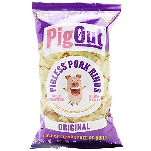 Pigout, Pork Rinds Pigless Original, 3.5 Ounce Two Pack