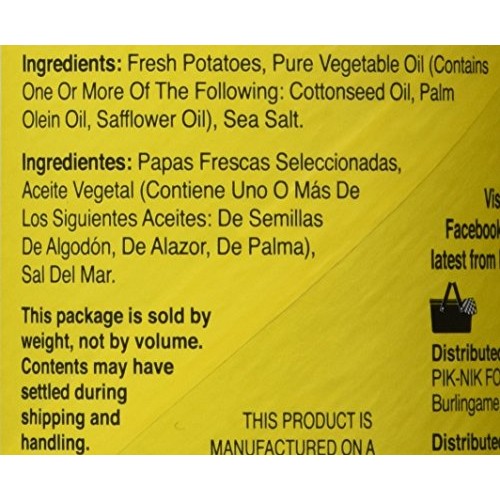 Pik-Nik Original Shoestring Potatoes, 1.75 oz Pack of 3