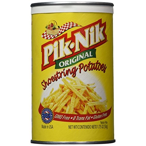 Pik-nik Original Shoestring Potatoes, 1.75 oz Pack of 4