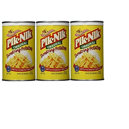 Pik-Nik Original Shoestring Potatoes, 1.75 oz Pack of 3