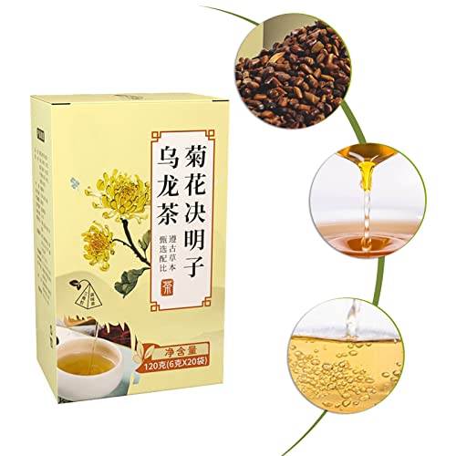 Herbal Tea, Chrysanthemum Cassia Seeds Tea Bags120g, 6gX20Bags...