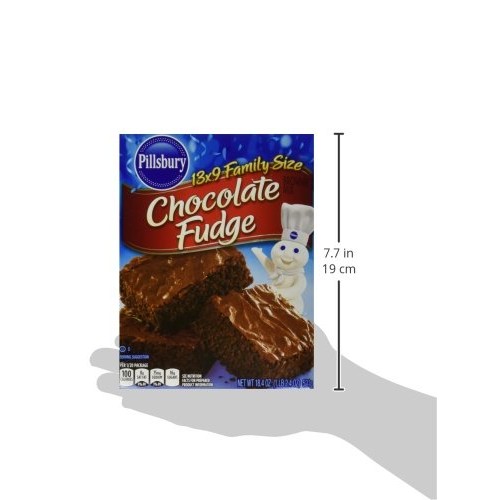 Pillsbury Chocolate Fudge Brownie Mix 18.4 Oz Pack of 6