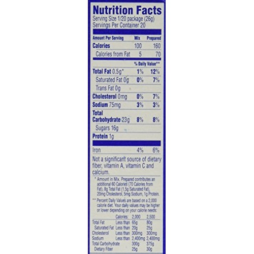 Pillsbury Chocolate Fudge Brownie Mix 18.4 Oz Pack of 6
