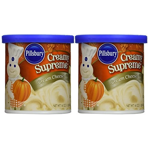 Pillsbury Cream Cheese Flavored Frosting, 16 Ounce Pack of 2