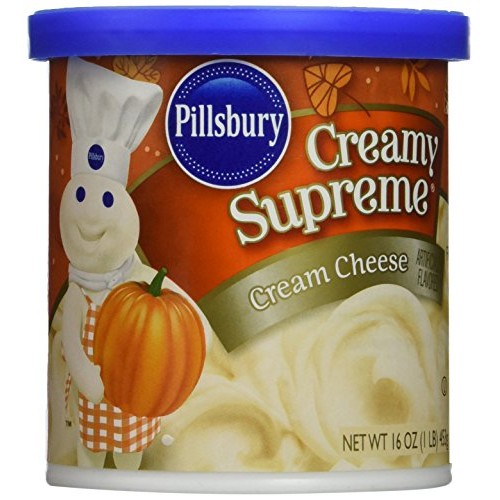Pillsbury Cream Cheese Flavored Frosting, 16 Ounce Pack of 2