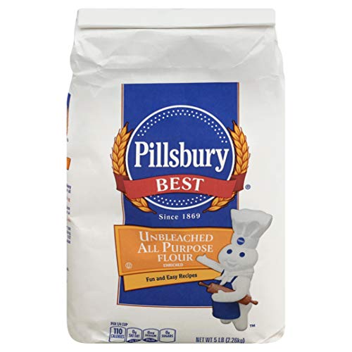 Pillsbury Best Unbleached Flour, 5-Pound Pack Of 8