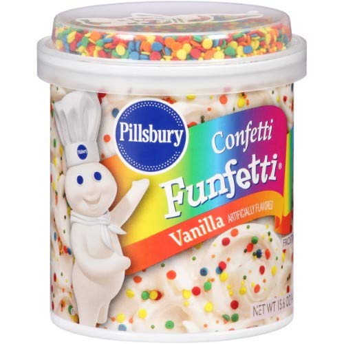 Pillsbury Confetti Funfetti Vanilla Flavored Frosting Pack Of 2