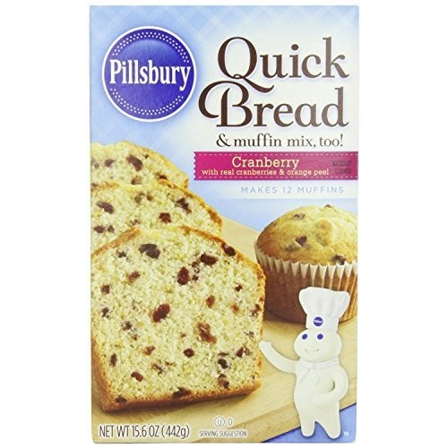 Pillsbury Cranberry Quick Bread 15.6Oz Pack Of 6