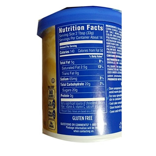 Pillsbury Creamy Supreme Buttercream Frosting 16 oz Pack of 2 Pillsbury Creamy Supreme Buttercream Frosting 16 oz Pack of 2