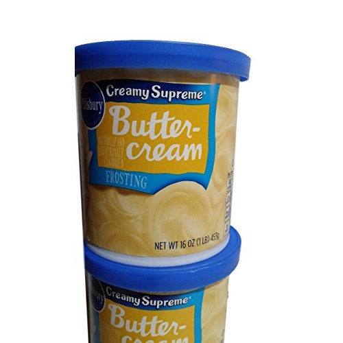 Pillsbury Creamy Supreme Buttercream Frosting 16 oz Pack of 2 Pillsbury Creamy Supreme Buttercream Frosting 16 oz Pack of 2