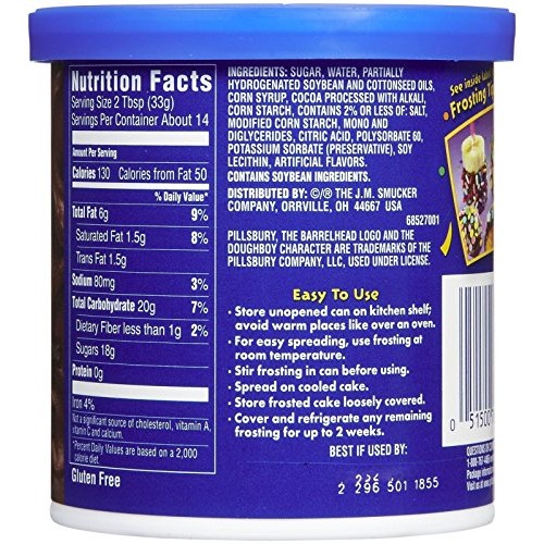 Pillsbury Creamy Supreme Chocolate Frosting - 16 oz