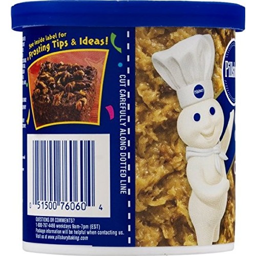 Pillsbury Creamy Supreme Coconut Pecan Frosting 15 Oz Pack of 3