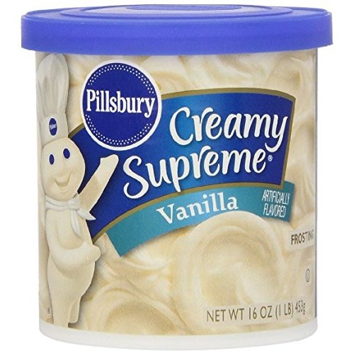 Pillsbury Creamy Supreme Vanilla Frosting 16Oz - 2 Pack