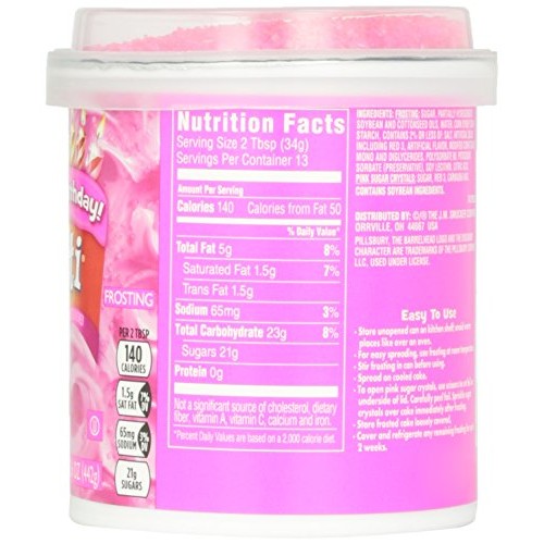 Pillsbury Funfetti Frosting Hot Pink Cake Icing