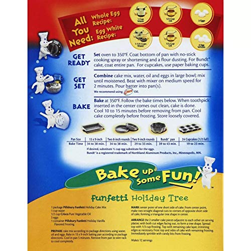 Pillsbury Holiday Funfetti Cake Mix 2