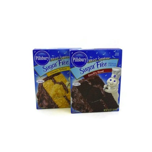 Pillsbury Moist Supreme Sugar Free Cake Mix Variety Pack Devils...
