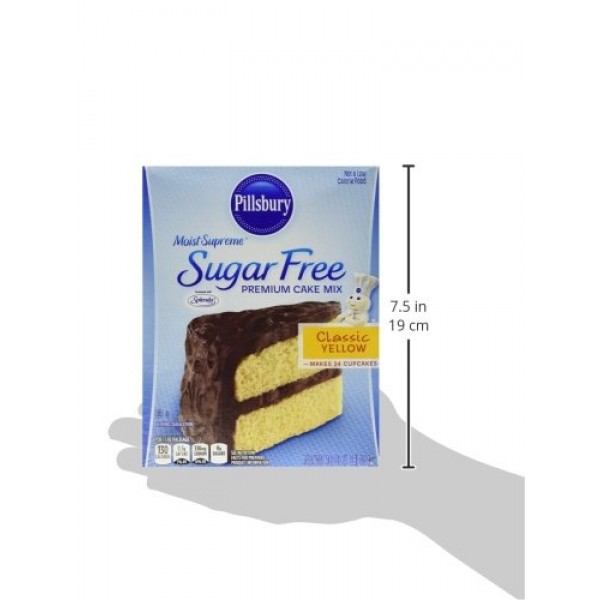Pillsbury Moist Supreme Sugar Free Classic Yellow Premium Cake M...