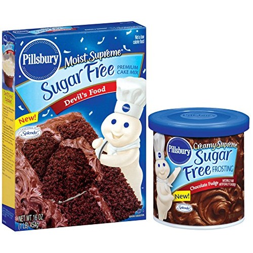 Pillsbury Moist Supreme Sugar Free Devils Food Cake Mix, 16 Oz....