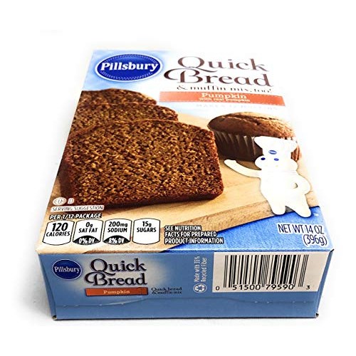 Pillsbury Pumpkin Quick Bread &Amp; Muffin Mix Pack Of 2 14 Oz Boxes