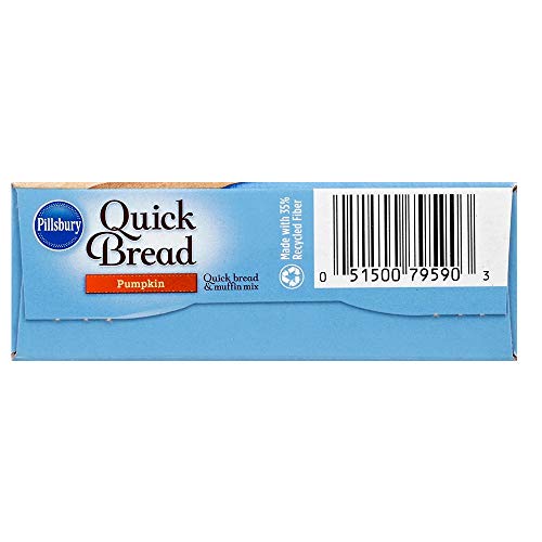 Pillsbury Quick Bread and Muffin Baking Mix, Pumpkin, 14-Ounce B...