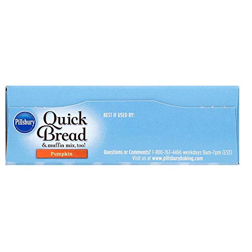 Pillsbury Quick Bread and Muffin Baking Mix, Pumpkin, 14-Ounce B...
