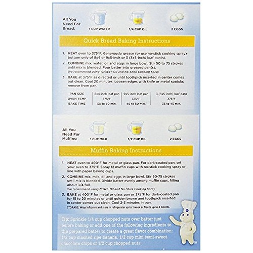 Pillsbury, Quick Bread Variety of Two : Banana & Pumpkin - 14 oz...