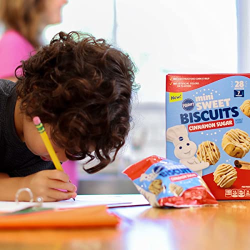 Pillsbury Soft Baked Mini Sweet Biscuits, Cinnamon Sugar, 28 ct