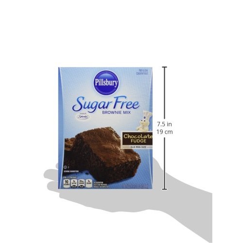 Pillsbury Sugar Free Mix-Chocolate Fudge Brownie-12.35 Oz-2 Pack Pillsbury Sugar Free Mix-Chocolate Fudge Brownie-12.35 Oz-2 Pack