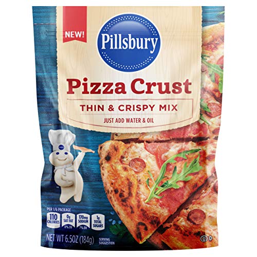 Pillsbury Thin And Crispy Pizza Crust Mix, 6.5-Ounce Pack Of 12