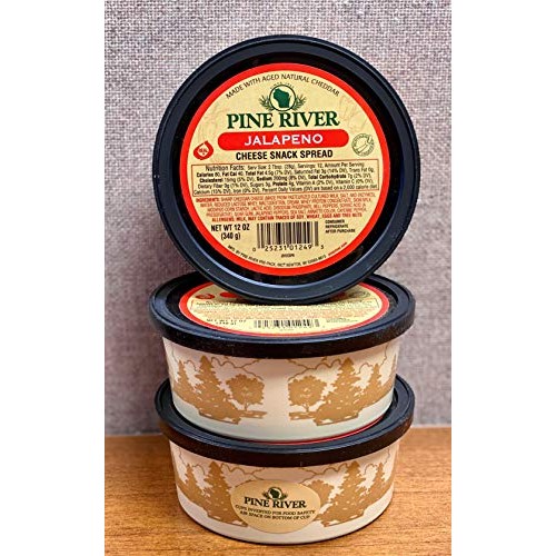 Pine River Jalapeno Cheese Snack Spread 12 Oz. - Set Of 3