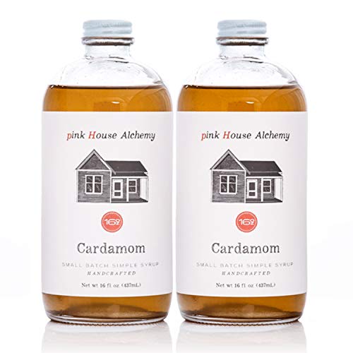 Pink House Alchemy Cardamom Syrup - 2 / 16 Oz Simple Syrup Cockt