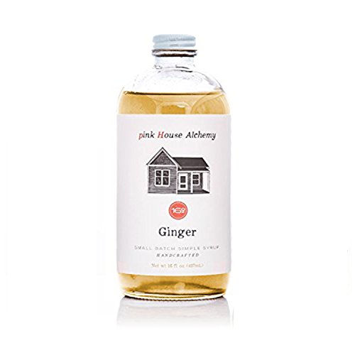 Pink House Alchemy Ginger Syrup - 16 Oz Simple Syrup Cocktail Dr
