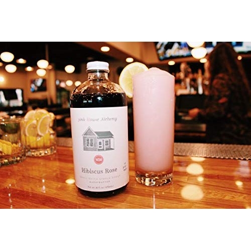 Pink House Alchemy Hibiscus Rose - Simple Syrup 16 Oz Cocktail D