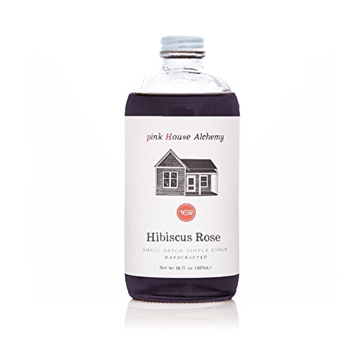 Pink House Alchemy Hibiscus Rose - Simple Syrup 16 Oz Cocktail D